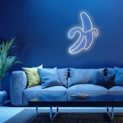 Luminaires Leuchten Direkt Luminaire déco Leuchten-Direkt NEON-BANANE LED Jaune, Blanc, 1 lumière* Éclairage Led