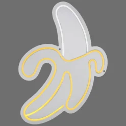 Luminaires Leuchten Direkt Luminaire déco Leuchten-Direkt NEON-BANANE LED Jaune, Blanc, 1 lumière* Éclairage Led