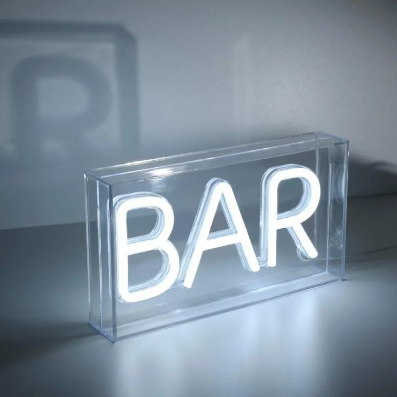 Luminaires Leuchten Direkt Luminaire déco Leuchten-Direkt NEON-BAR LED Transparent, 1 lumière* Éclairage Led