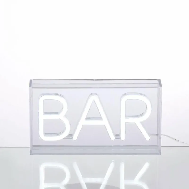 Luminaires Leuchten Direkt Luminaire déco Leuchten-Direkt NEON-BAR LED Transparent, 1 lumière* Éclairage Led