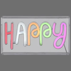 Luminaires Leuchten Direkt Luminaire déco Leuchten-Direkt NEON-HAPPY LED Transparent, 1 lumière* Éclairage Led