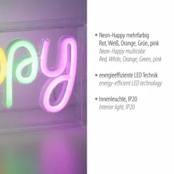 Luminaires Leuchten Direkt Luminaire déco Leuchten-Direkt NEON-HAPPY LED Transparent, 1 lumière* Éclairage Led