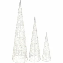 Luminaires Globo Lighting Luminaire déco set x 3 Globo KEGEL LED Argenté, 1 lumière* Éclairage Led