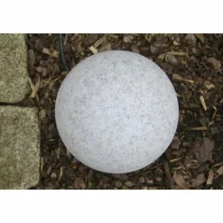 Lampes À Boules-Luminaires Leuchten Direkt Luminaire de jardin Leuchten-Direkt FADIA Gris, Blanc, 1 lumière