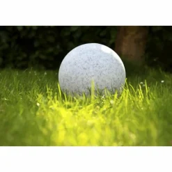Lampes À Boules-Luminaires Leuchten Direkt Luminaire de jardin Leuchten-Direkt FADIA Gris, Blanc, 1 lumière