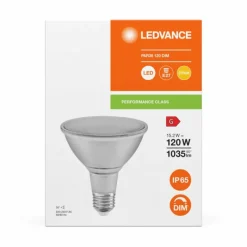 Luminaires Ledvance E27 LED 15.2 Watt blanc chaud dimmable 1035 Lumen