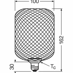 Luminaires Osram E27 3.5 Watt blanc chaud 300 Lumen