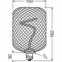 Luminaires Osram E27 3.5 Watt blanc chaud dimmable 130 Lumen