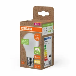Luminaires Osram E27 4.9 Watt blanc chaud 470 Lumen