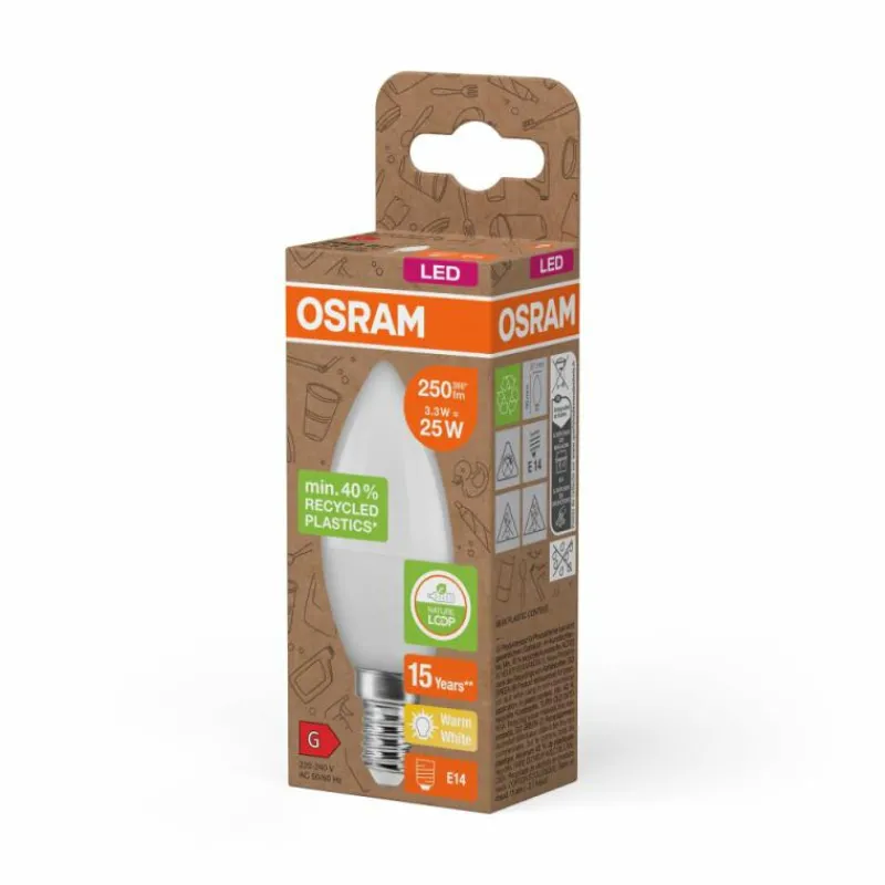 Luminaires Osram E14 3.3 Watt blanc chaud 250 Lumen