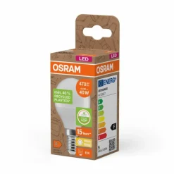 Luminaires Osram E14 4.9 Watt blanc chaud 470 Lumen