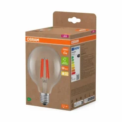 Luminaires Osram E27 5 Watt blanc chaud 1055 Lumen