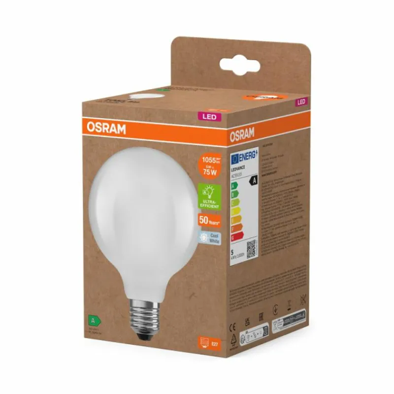 Luminaires Osram E27 5 Watt blanc neutre 1055 Lumen