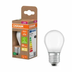 Luminaires Osram E27 1.2 Watt blanc chaud 255 Lumen