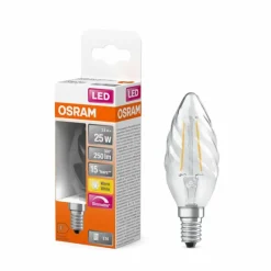 Luminaires Osram E14 2.8 Watt blanc chaud dimmable 250 Lumen
