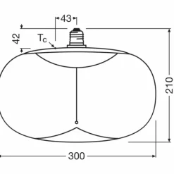 Luminaires Osram E27 12 Watt blanc chaud dimmable 350 Lumen
