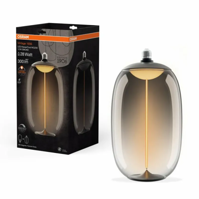 Luminaires Osram E27 12 Watt blanc chaud dimmable 300 Lumen