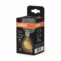 Luminaires Osram E27 4.9 Watt blanc chaud dimmable 470 Lumen