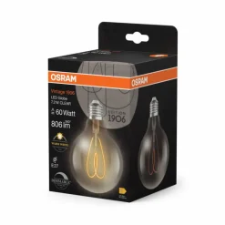 Luminaires Osram E27 7.2 Watt blanc chaud dimmable 806 Lumen