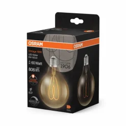 Luminaires Osram E27 8 Watt blanc chaud dimmable 806 Lumen