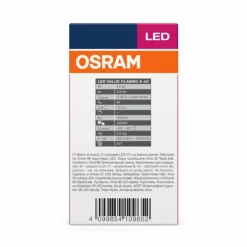 Luminaires Osram E27 LED 4.9 Watt blanc chaud 470 Lumen