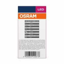 Luminaires Osram E27 LED 4.9 Watt blanc lumière du jour 470 Lumen