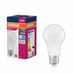 Luminaires Osram E27 LED 8.5 Watt blanc neutre 806 Lumen