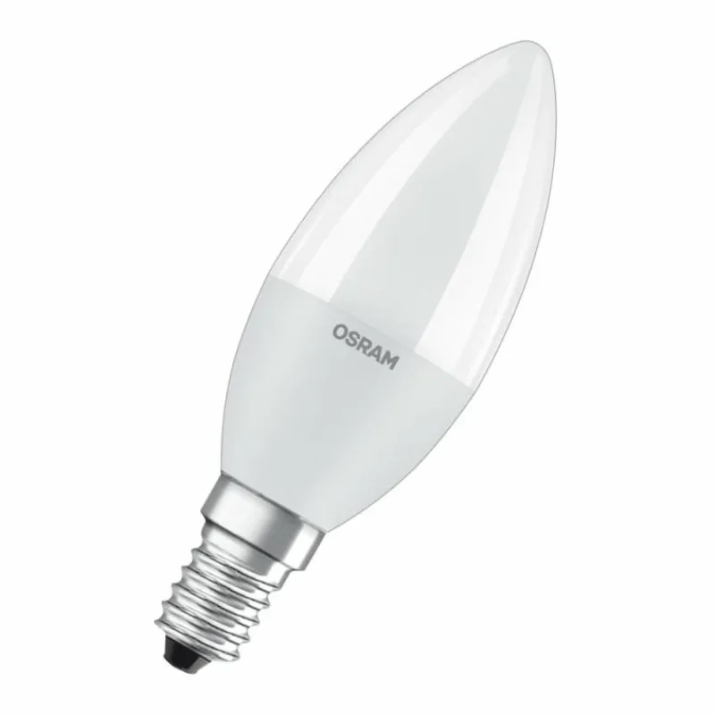 Luminaires Osram E14 LED 7.5 Watt blanc chaud 806 Lumen