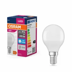 Luminaires Osram E14 LED 4.9 Watt blanc lumière du jour 470 Lumen
