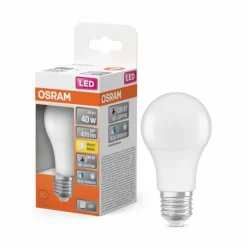 Luminaires Osram E27 LED 4.9 Watt blanc chaud 470 Lumen