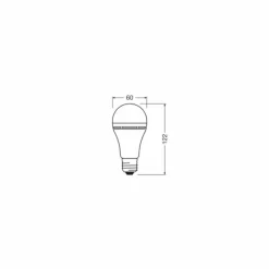 Luminaires Osram E27 LED 8 Watt blanc neutre 806 Lumen