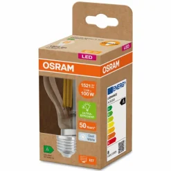Luminaires Osram E27 LED 7.2 Watt blanc neutre 1521 Lumen