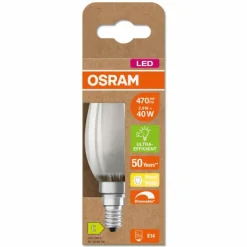 Luminaires Osram E14 LED 2.9 Watt blanc chaud dimmable 470 Lumen