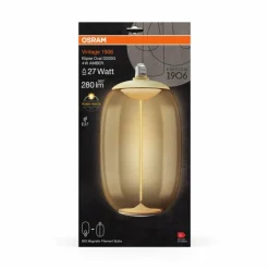 Luminaires Osram E27 LED 4 Watt blanc chaud 280 Lumen