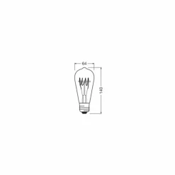 Luminaires Osram E27 LED 4.8 Watt blanc chaud dimmable 470 Lumen