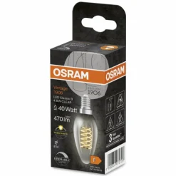 Luminaires Osram E14 LED 4.8 Watt blanc chaud dimmable 470 Lumen