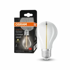 Luminaires Osram E27 LED 1.8 Watt blanc chaud 100 Lumen