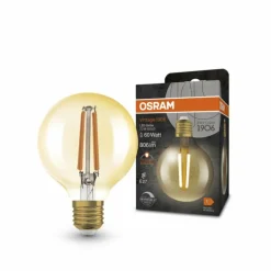 Luminaires Osram E27 LED 7.2 Watt blanc chaud dimmable 806 Lumen