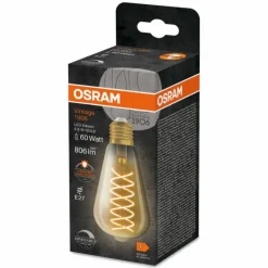 Luminaires Osram E27 LED 8.8 Watt blanc chaud dimmable 806 Lumen