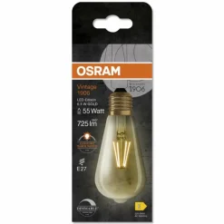 Luminaires Osram E27 LED 6.5 Watt blanc chaud dimmable 725 Lumen