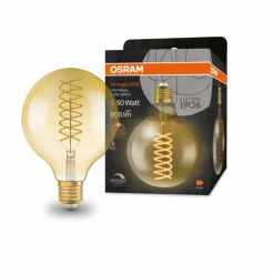 Luminaires Osram E27 LED 8.4 Watt blanc chaud dimmable 806 Lumen