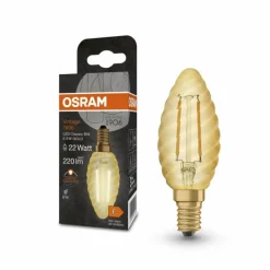 Luminaires Osram E14 LED 2.5 Watt blanc chaud 220 Lumen