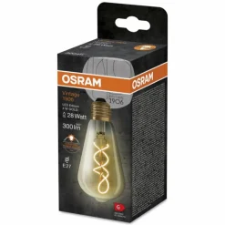 Luminaires Osram E27 LED 4 Watt blanc chaud 300 Lumen