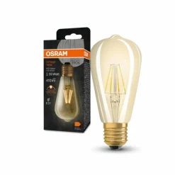 Luminaires Osram E27 LED 4 Watt blanc chaud 410 Lumen