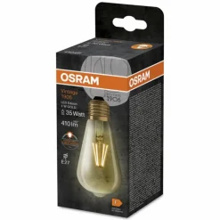 Luminaires Osram E27 LED 4 Watt blanc chaud 410 Lumen