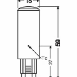 Luminaires Osram G9 4.9 Watt blanc neutre 806 Lumen
