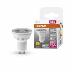 Luminaires Osram GU10 LED 4.2 Watt blanc chaud 400 Lumen
