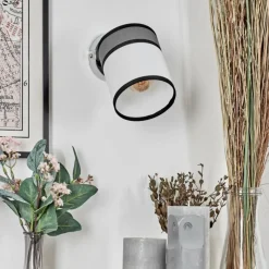 Lampes En Tissu-hofstein Lundegaard Spot de plafond, Applique murale, Spot mural Chrome, 1 lumière