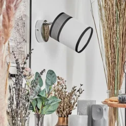 Lampes En Tissu-hofstein Lundegaard Spot de plafond, Applique murale, Spot mural Chrome, 1 lumière