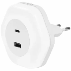 Luminaires Ledvance Lunetta Lampe à prise électrique LED Blanc, 1 lumière, Détecteur de mouvement* Éclairage Led